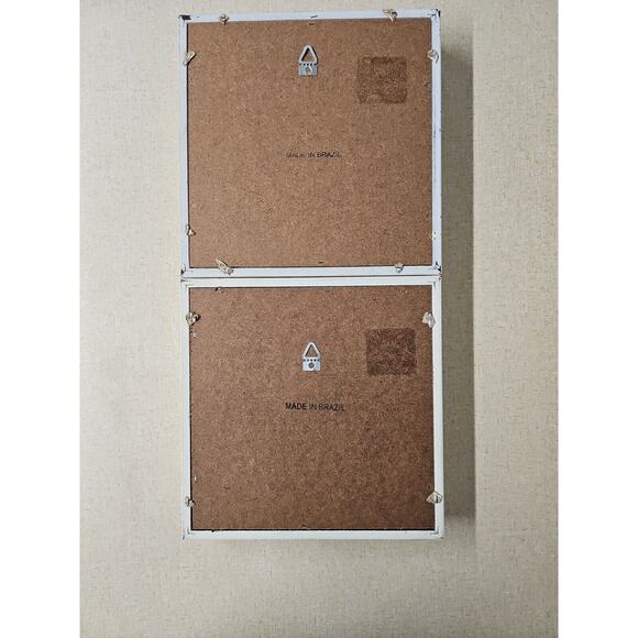 Set Of 2 Flower Speciman Square Pictures Jasmin and Lavender 8.5x8.5 Cottage Dec - Picture 7 of 8